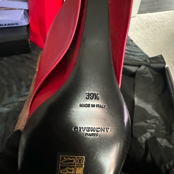 Givenchy Red Ankle Boots - Picture 3 of 6